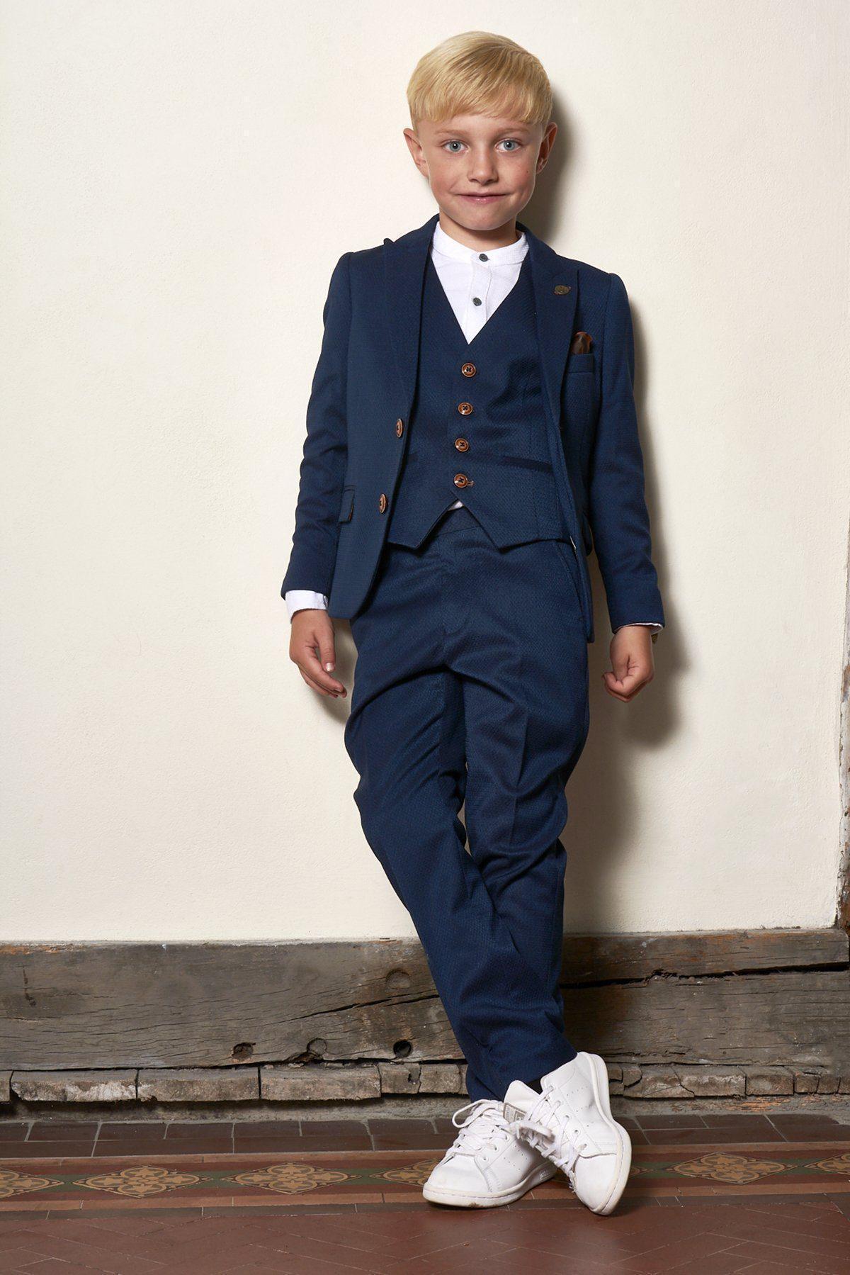 MAX Childrens Royal Blue Three Piece Suit Attiredirect