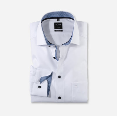 Olymp - Modern Fit Contrast Button Shirt