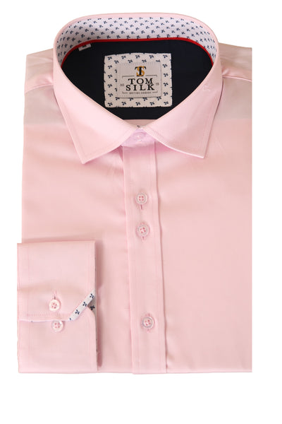 Tom Silk - Tailored Fit Shirt With Trim