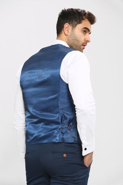 MAX - Royal Blue Three Piece Suit