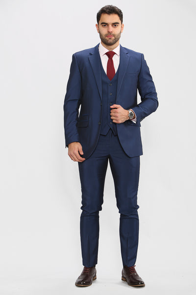 Cavani FORD - Blue Three Piece Suit