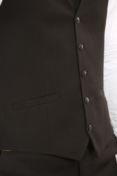 Cavani MARCO - Black Three Piece Suit