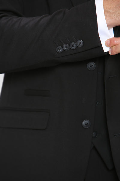 Cavani MARCO - Black Three Piece Suit