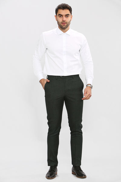 Cavani CARIDI - Olive Three Piece Suit