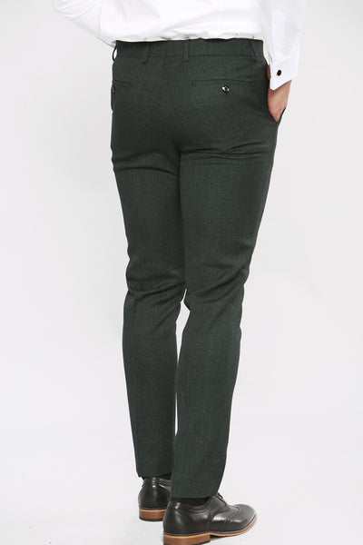 Cavani CARIDI - Olive Three Piece Suit