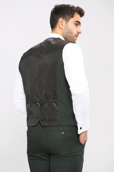 Cavani CARIDI - Olive Waistcoat