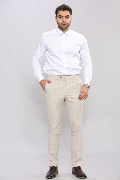 Cavani CARIDI - Beige Three Piece Suit
