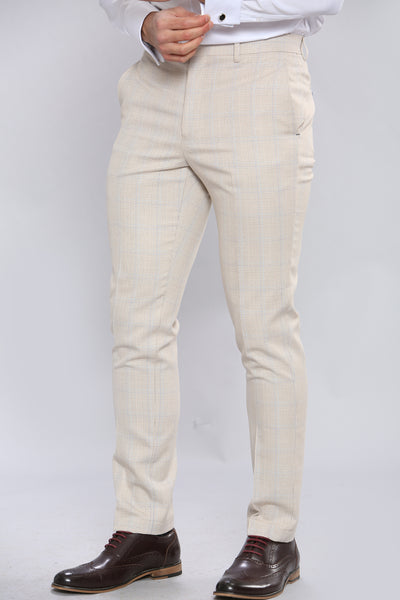 Cavani CARIDI - Beige Three Piece Suit