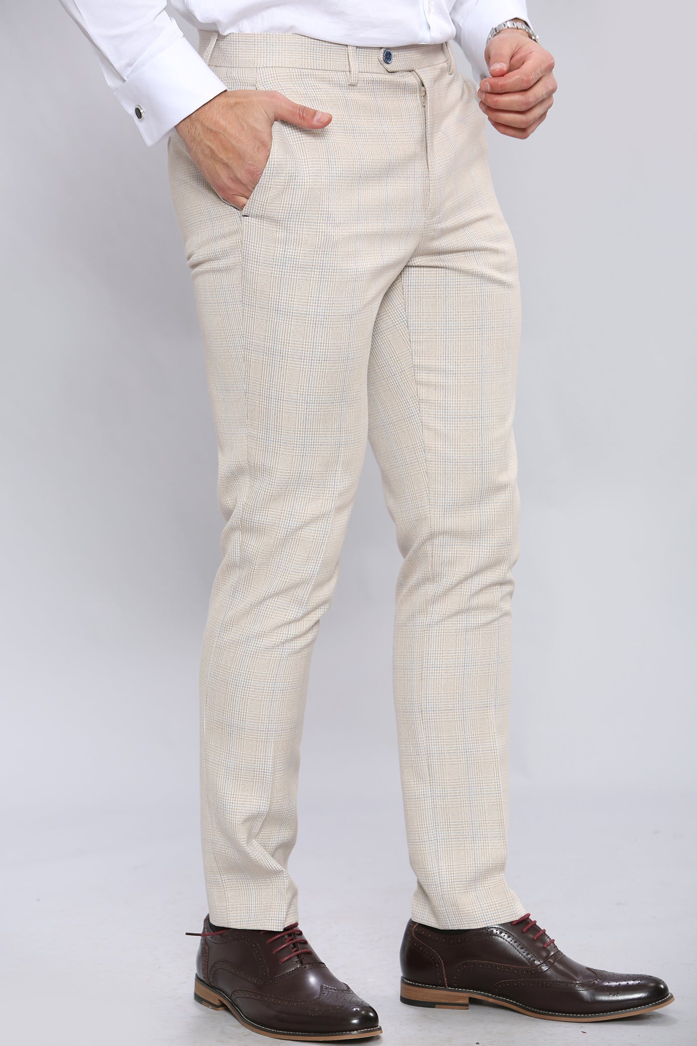 Cavani CARIDI - Beige Three Piece Suit