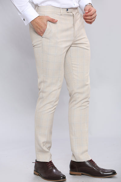 Cavani CARIDI - Beige Three Piece Suit