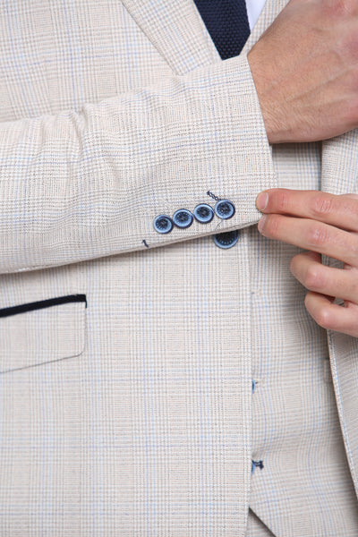 Cavani CARIDI - Beige Three Piece Suit