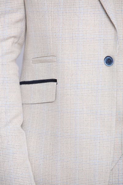 Cavani CARIDI - Beige Three Piece Suit