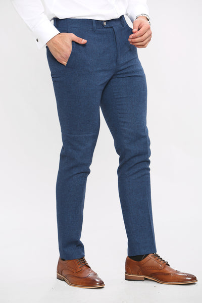 Cavani ORSON - Blue Tweed Trouser