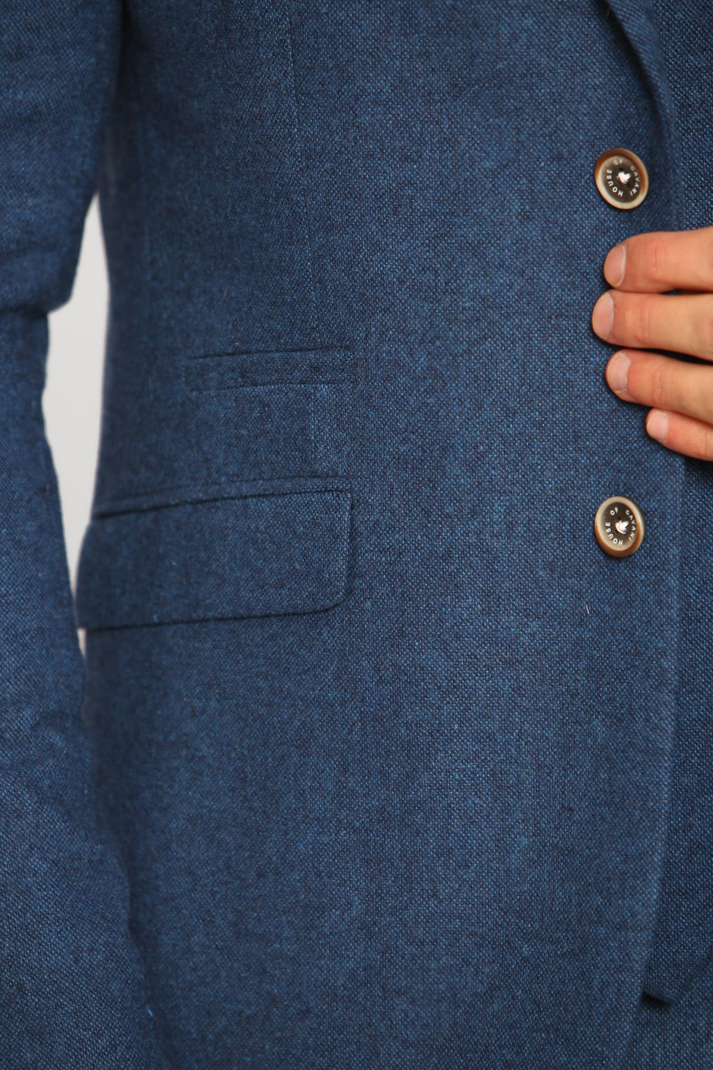 Cavani ORSON - Blue Tweed Three Piece Suit