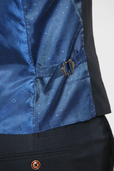 MAX - Navy Blue Three Piece Suit