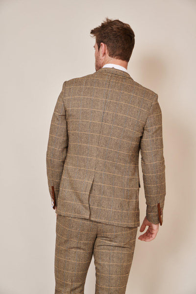 TED - Tan Tweed Check Blazer