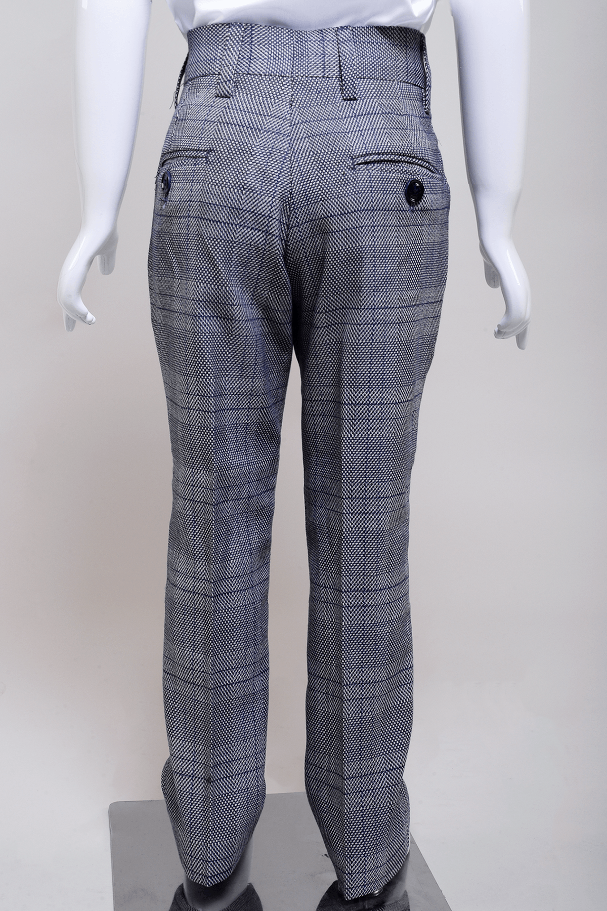 JERRY - Childrens Grey Check Three Piece Suit