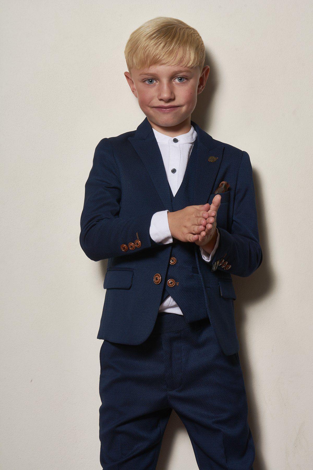 MAX - Childrens Royal Blue Three Piece Suit