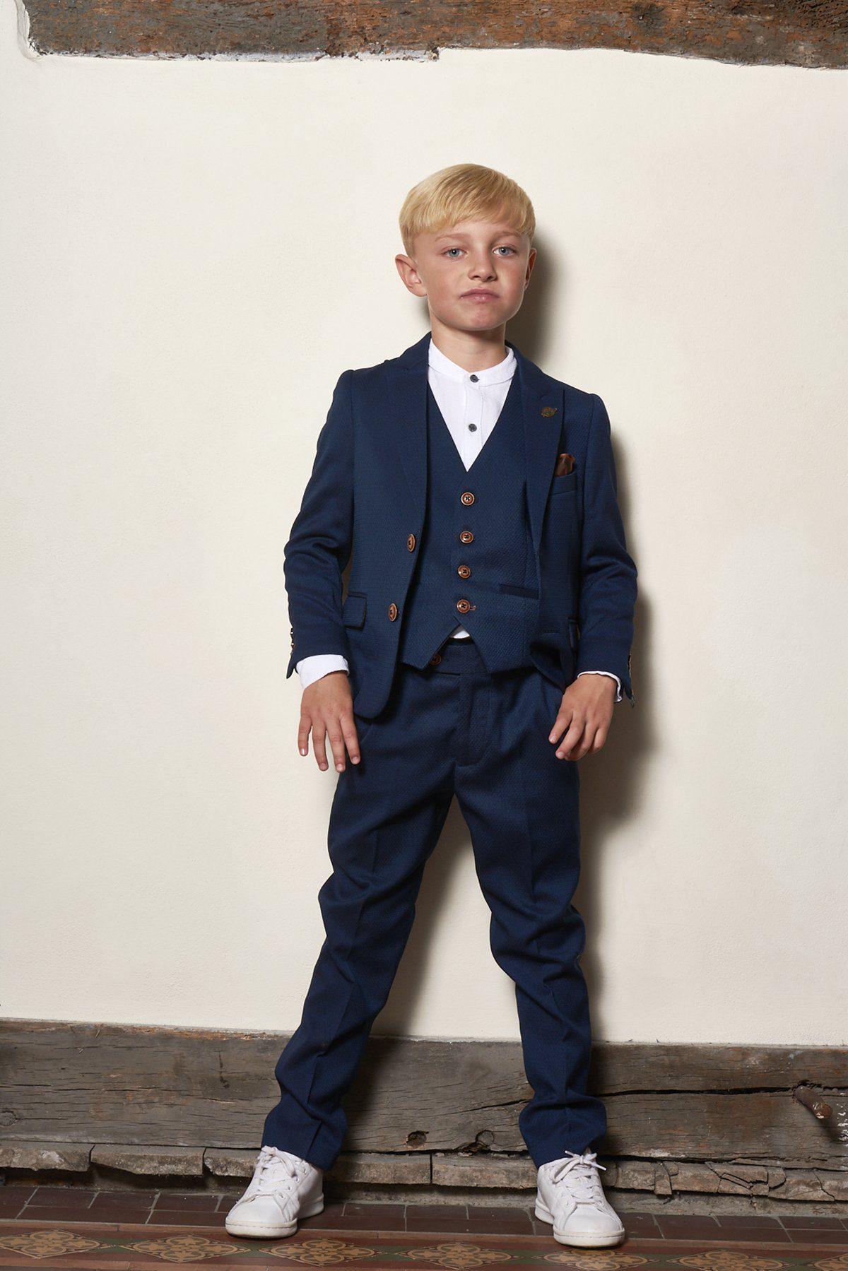 MAX - Childrens Royal Blue Three Piece Suit