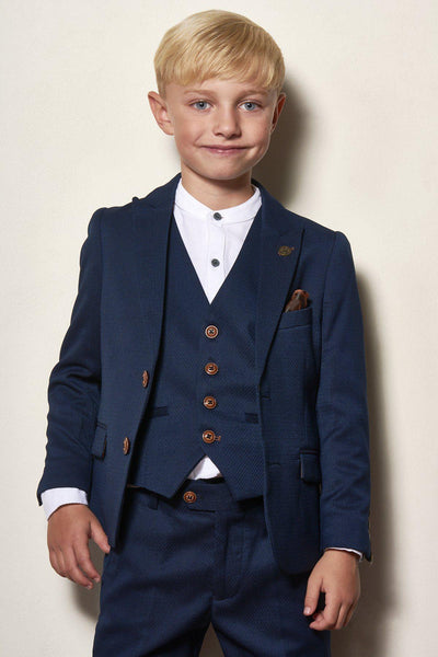 MAX - Childrens Royal Blue Three Piece Suit